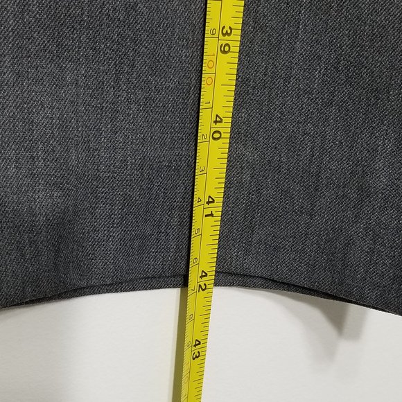 Tilley | Gray Wool Blend Straight Leg Slacks Pants - Picture 5 of 10